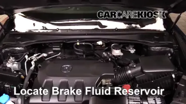 2016 Acura RDX 3.5L V6 Brake Fluid Check Fluid Level